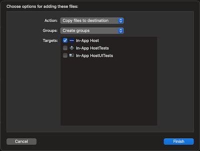 Add framework