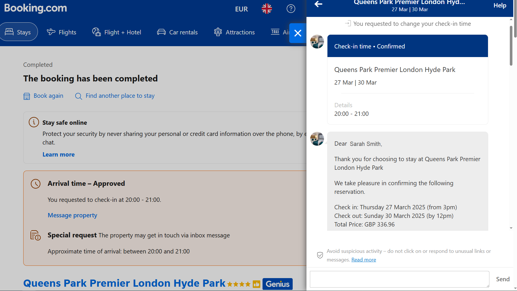 auto-reply welcome message