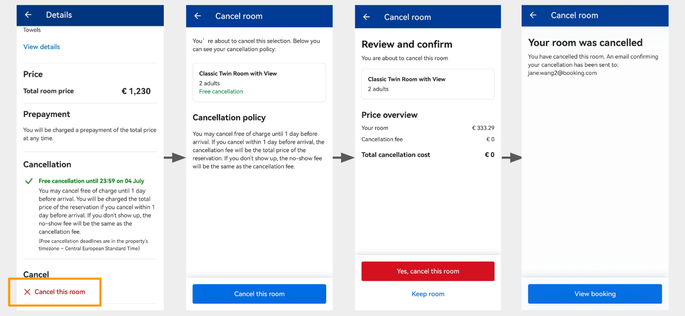 cancellation stepbystep