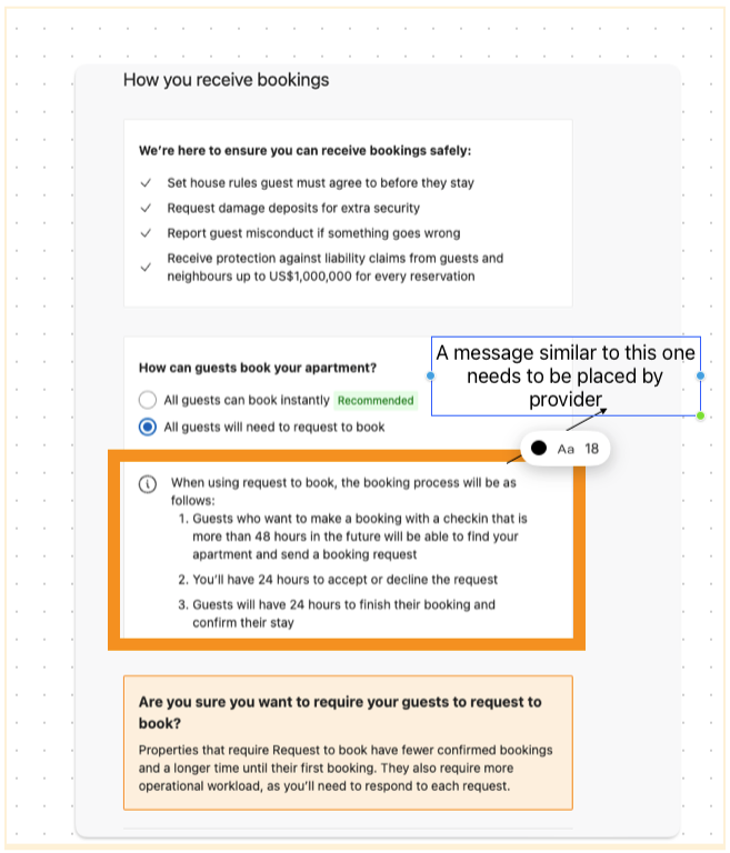 Information to show while onboarding properties to RtB